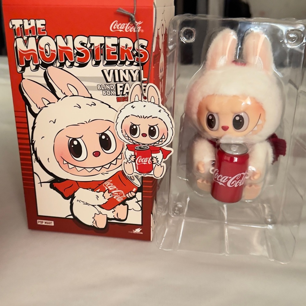 Coca-Cola The Monsters Bunny Vinyl Figure with Red Can